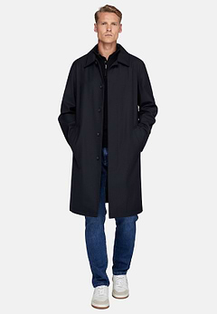 Pea Coat In Technical Wool