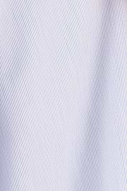 Shirt Striped Cotton Slim Fit, Light Blue, thumb, 5