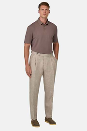 Hose Aus Reinem Leinen, Taupe, hi-res