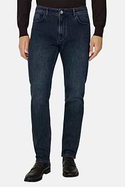 Jeans aus Stretchgewebe Denim Blau Black, Dunkelblau, thumb, 1