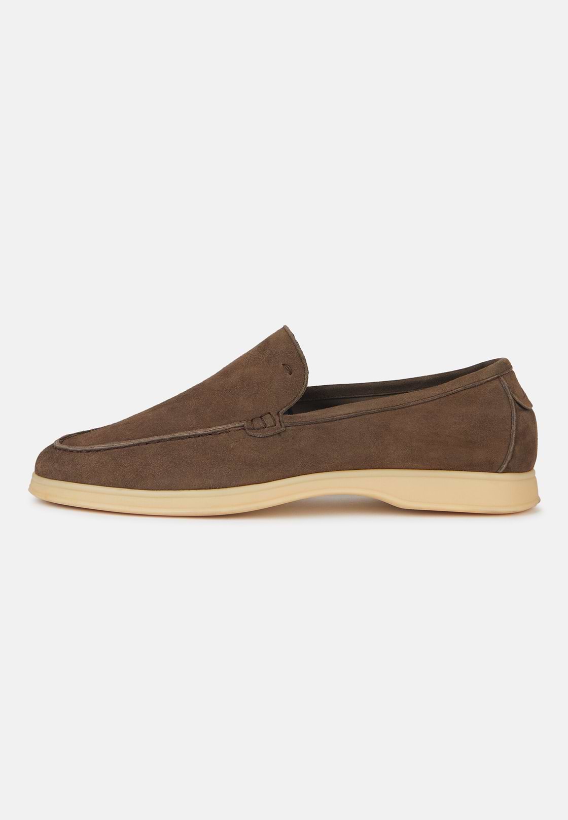 Aria Suede Loafers, Brown, hi-res