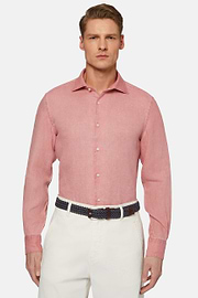 Chemise Papaye En Lin Regular Fit, Papaye, hi-res