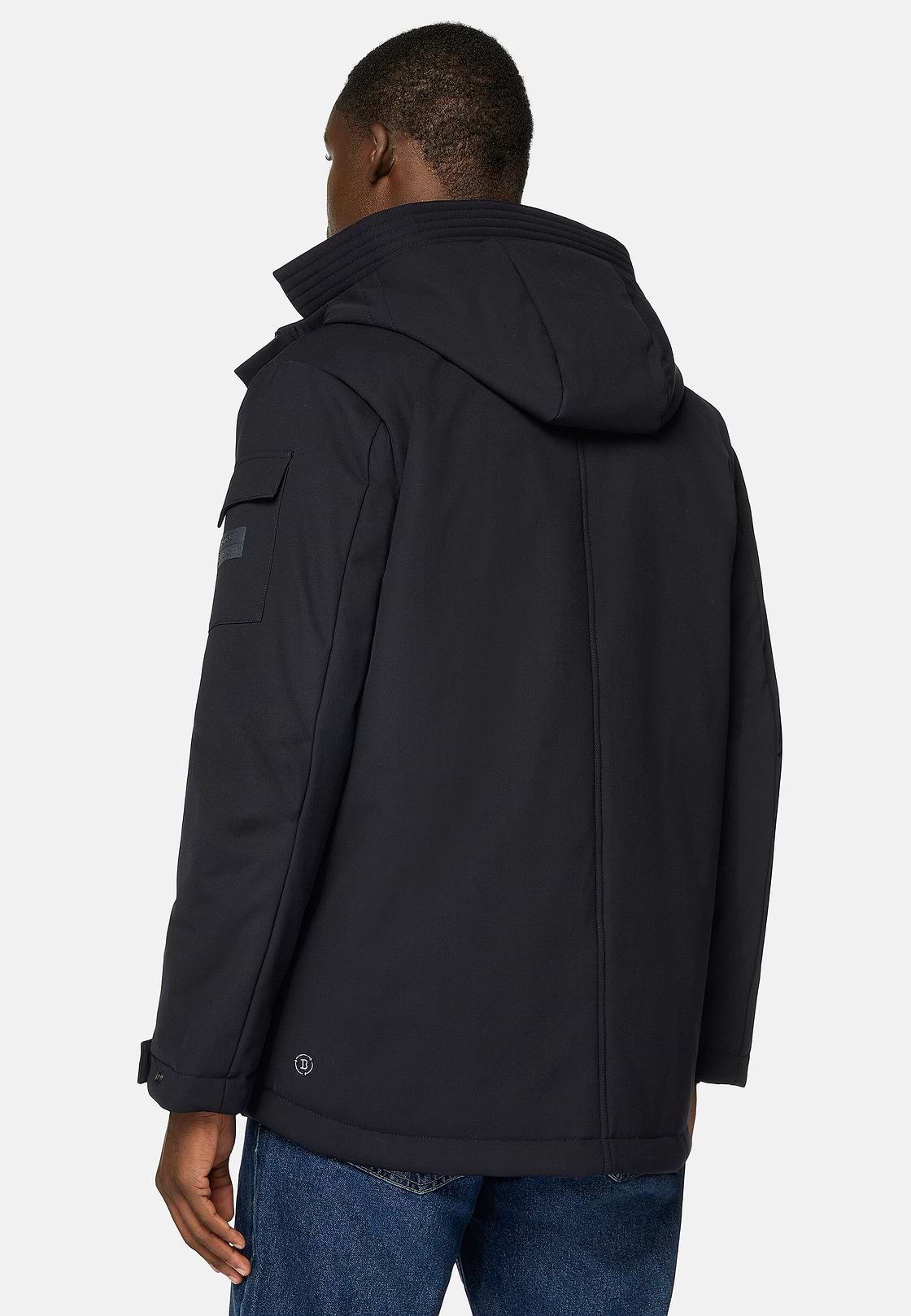 Technical Fabric B Tech Parka, Navy blue, hi-res