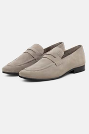 Mocassins En Cuir, Sable, hi-res
