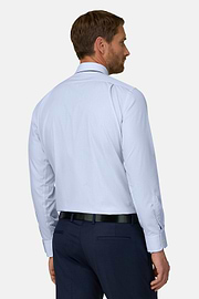 Shirt Checked Cotton Regular Fit, Light Blue, thumb, 6