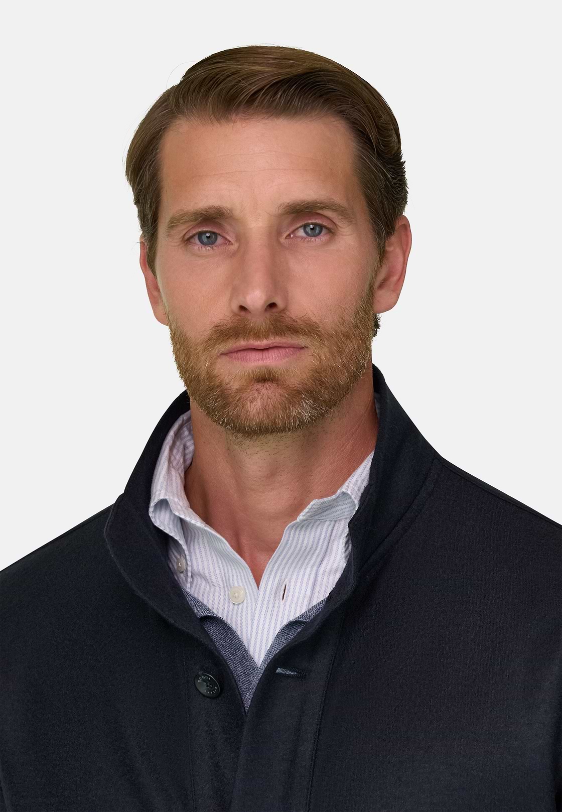 Bomber in Wool, Navy blue, hi-res, 5