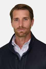 Bomber in Wool, Navy blue, thumb, 5