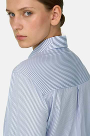 Striped Shirt Open Collar, Light Blue, thumb, 3