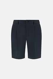 Bermuda In Cotone Con Coulisse, Navy, thumb, 5