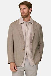 Giacca Resca in Lana Cashmere, Taupe, thumb, 1