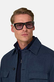 Overshirt in Double-Face Denim, Navy blue, thumb, 3