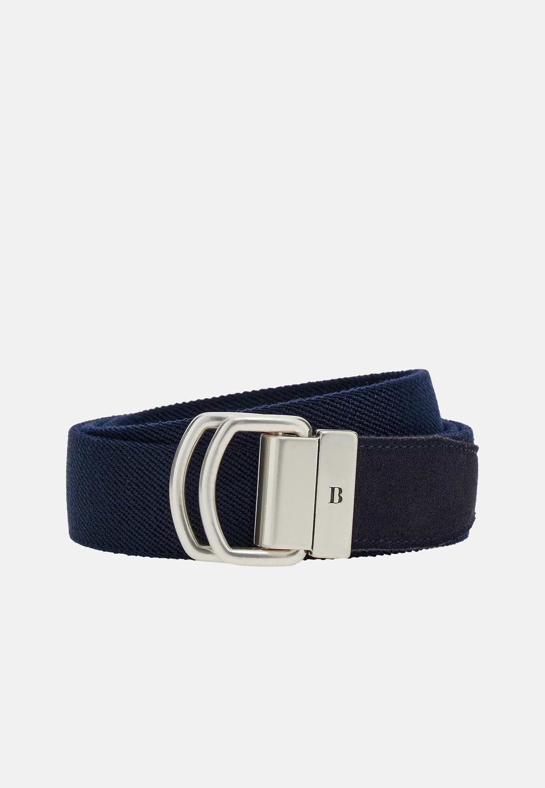 Elastischer Stoffgürtel, Navy blau, hi-res