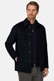Shacket Wool Cashmere, Navy blue, thumb, 1