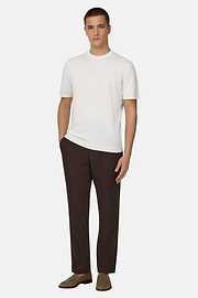 Linen Trousers, Brown, thumb, 2