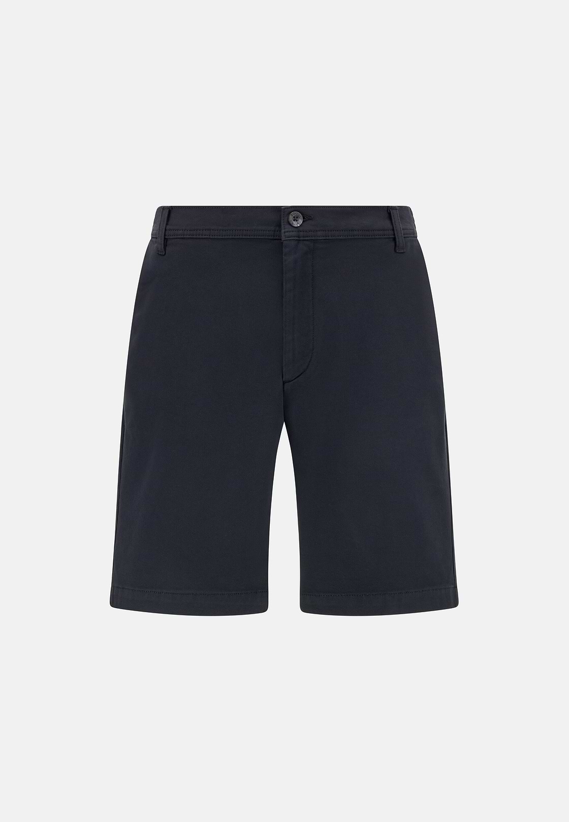 Bermuda En Coton Extensible, bleu marine, hi-res