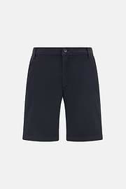 Bermuda En Coton Extensible, bleu marine, hi-res