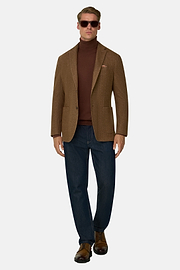 Blazer Herringbone Cotton Blend B Jersey, Rot, thumb, 2
