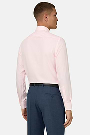 Hemd Aus Baumwolle Slim Fit, Rosa, thumb, 3
