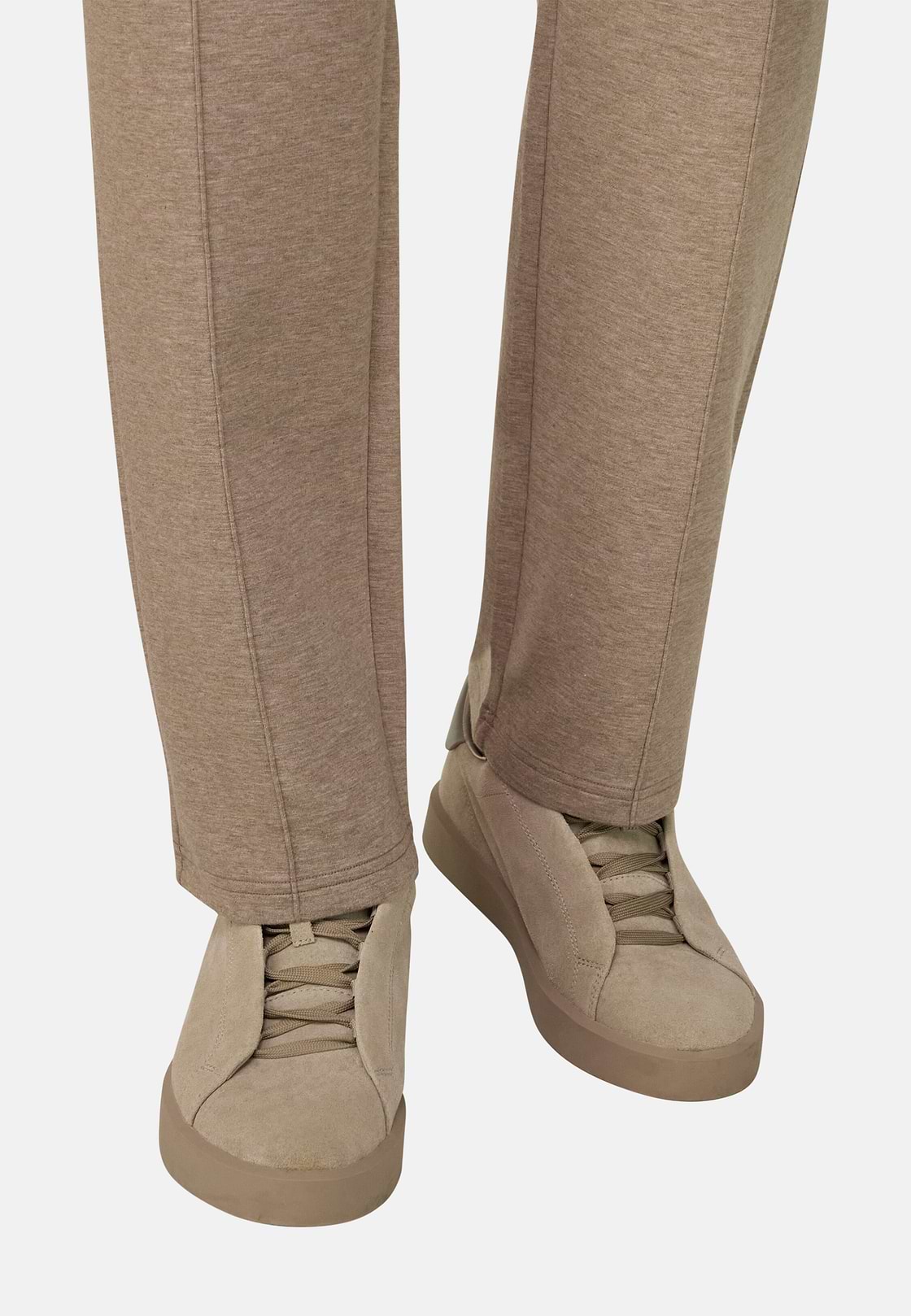 Essence Suede Trainers, Taupe, hi-res, 2
