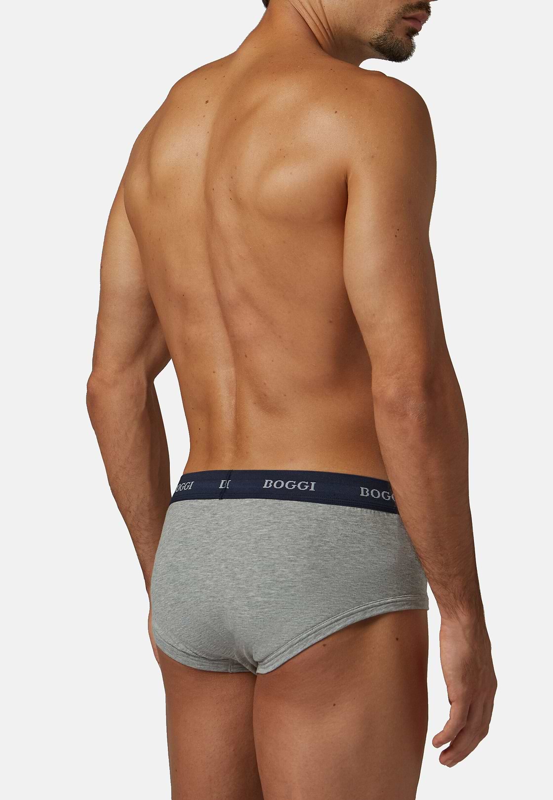 Slip En Jersey De Coton Stretch, Gris, hi-res