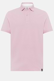 Cotton Piqué Polo Shirt, Pink, hi-res