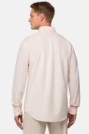 Camisa Oxford de algodón corte regular, Rosado, hi-res