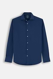 Poloshirt Aus Japanischem Jersey Regular Fit, Navy blau, thumb, 7