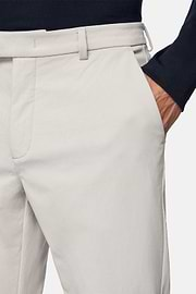 B Tech Trousers in Stretch Technical Fabric, Sand, hi-res