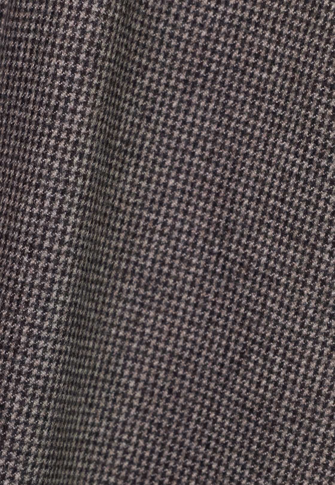 Blazer Houndstooth Wool Flannel, Taupe, hi-res, 5