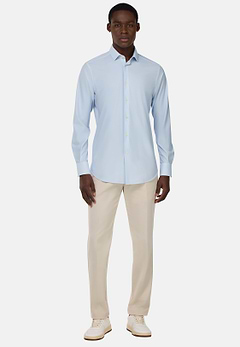 Slim Fit Stretch Nylon Shirt