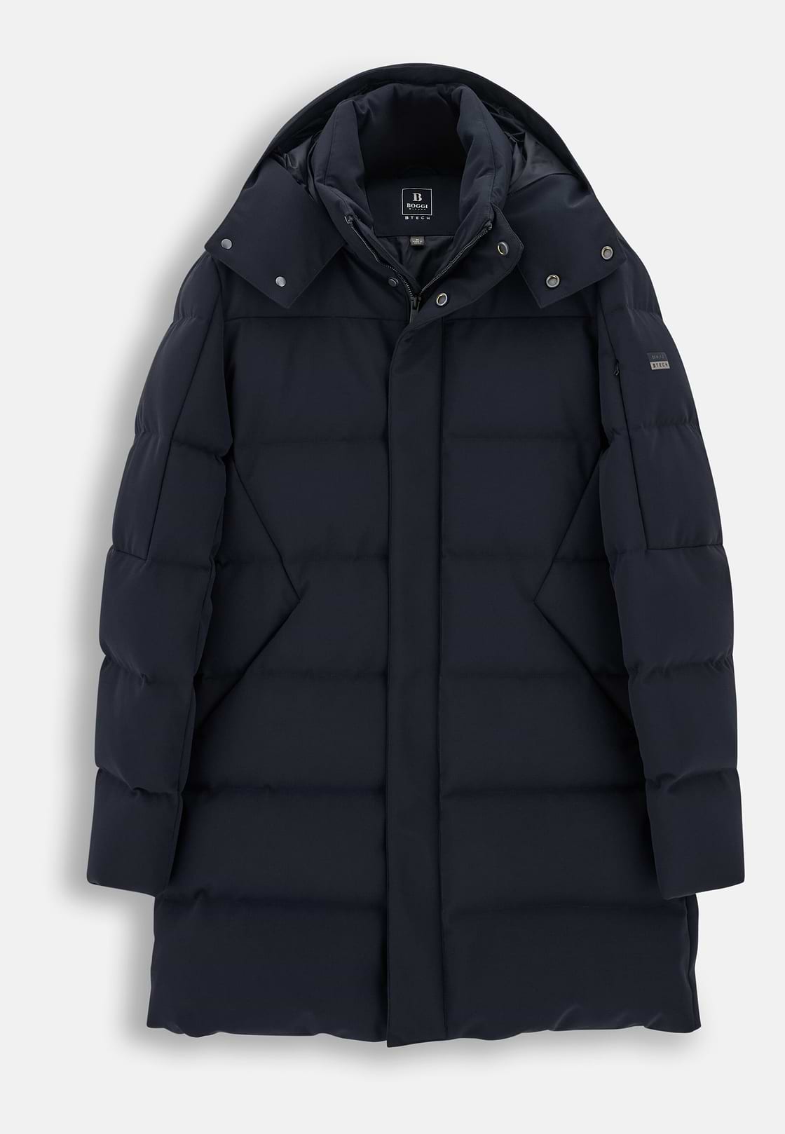 Parka Goose Down B Tech, Navy blue, hi-res, 6