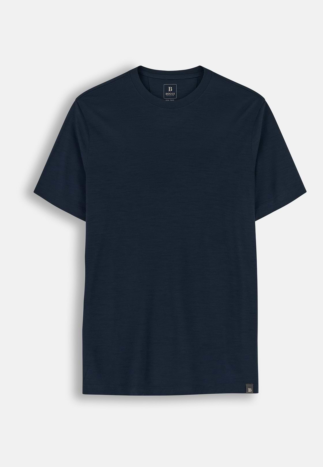T-Shirt Jersey Cotton Tencel Blend, Navy blue, hi-res, 5