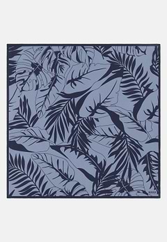 Leaf Print Silk Bandana