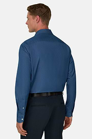 Overhemd in Katoenen Denim Regular Fit, Medium Blue, thumb, 6