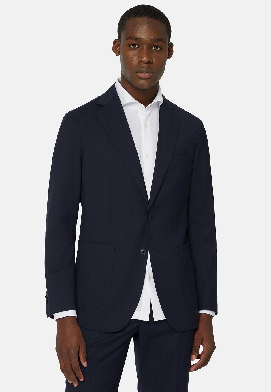 Costume Bleue En Laine B Aria, , hi-res