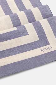 Bandana Contrast Border Print in Silk, Light grey, thumb, 3