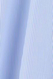 Shirt in Striped Cotton Regular Fit, Light Blue, thumb, 5