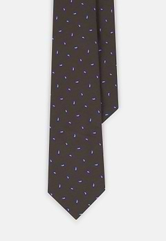 Tie Jacquard Micro Paisley Pattern Silk