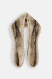 Scarf Faux Fur Effect, Sand, thumb, 3