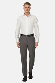 Hemd Aus Baumwolle Slim Fit, Weiß, thumb, 1
