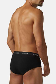 Slip Aus Elastischem Baumwolljersey., Schwarz, hi-res