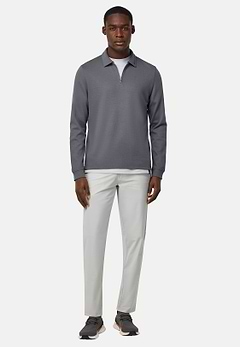Half-Zip Sweatshirt in a Cotton Blend