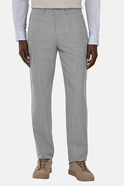 Technical Wool Trousers, Light grey, hi-res