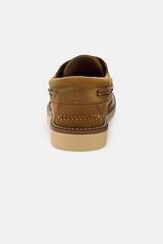 Bootschoenen van Pull-up Leer, Brown, thumb, 5