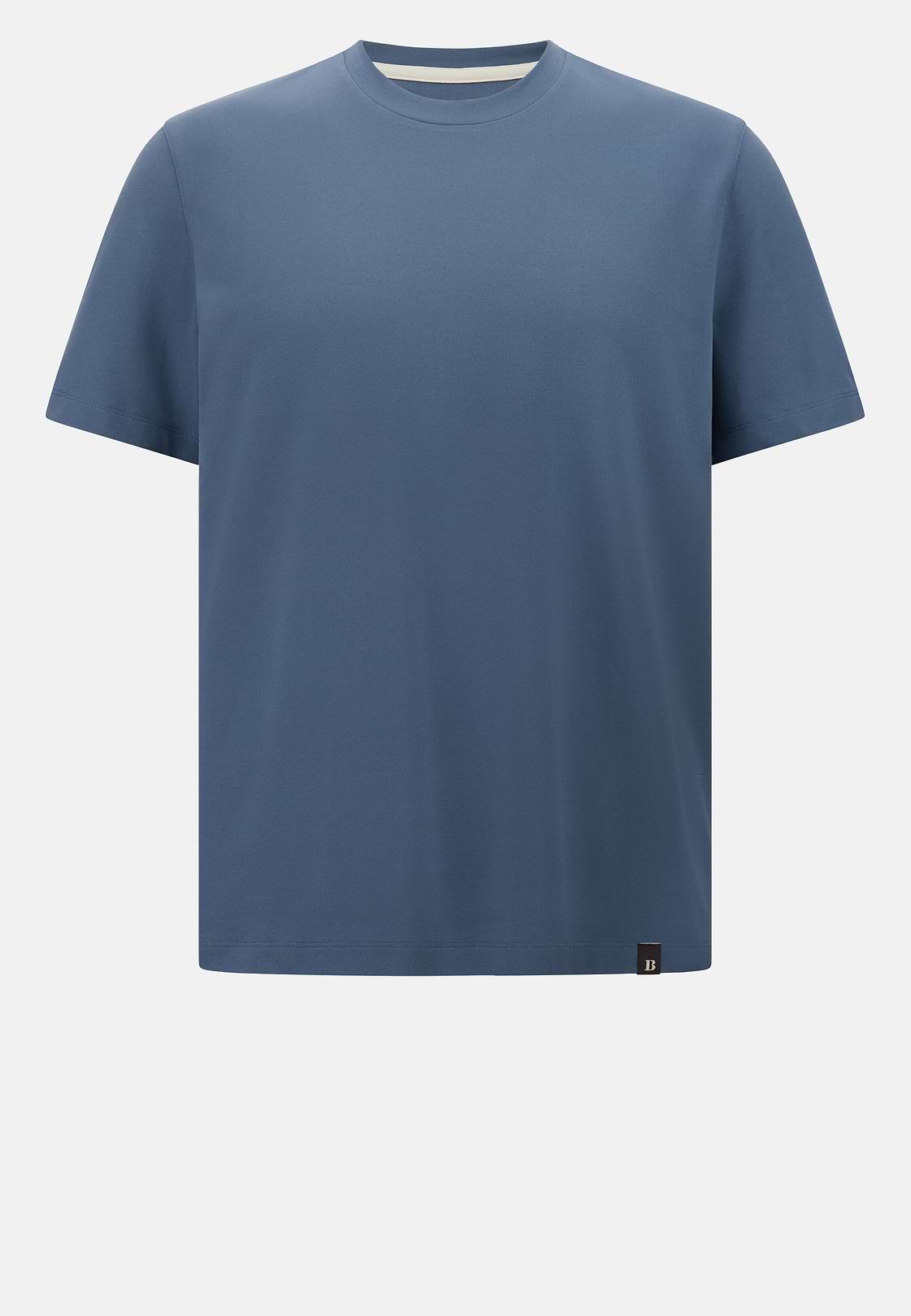 S.Cafè® High-Performance Piqué T-Shirt, Air-blue, hi-res