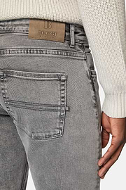 Grey Stretch Denim Jeans, Grey, hi-res