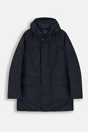 Jacket in Technical Fabric Padded, Navy blue, thumb, 6