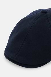 Coppola Cap in Wool Flannel Blend, Navy blue, thumb, 2
