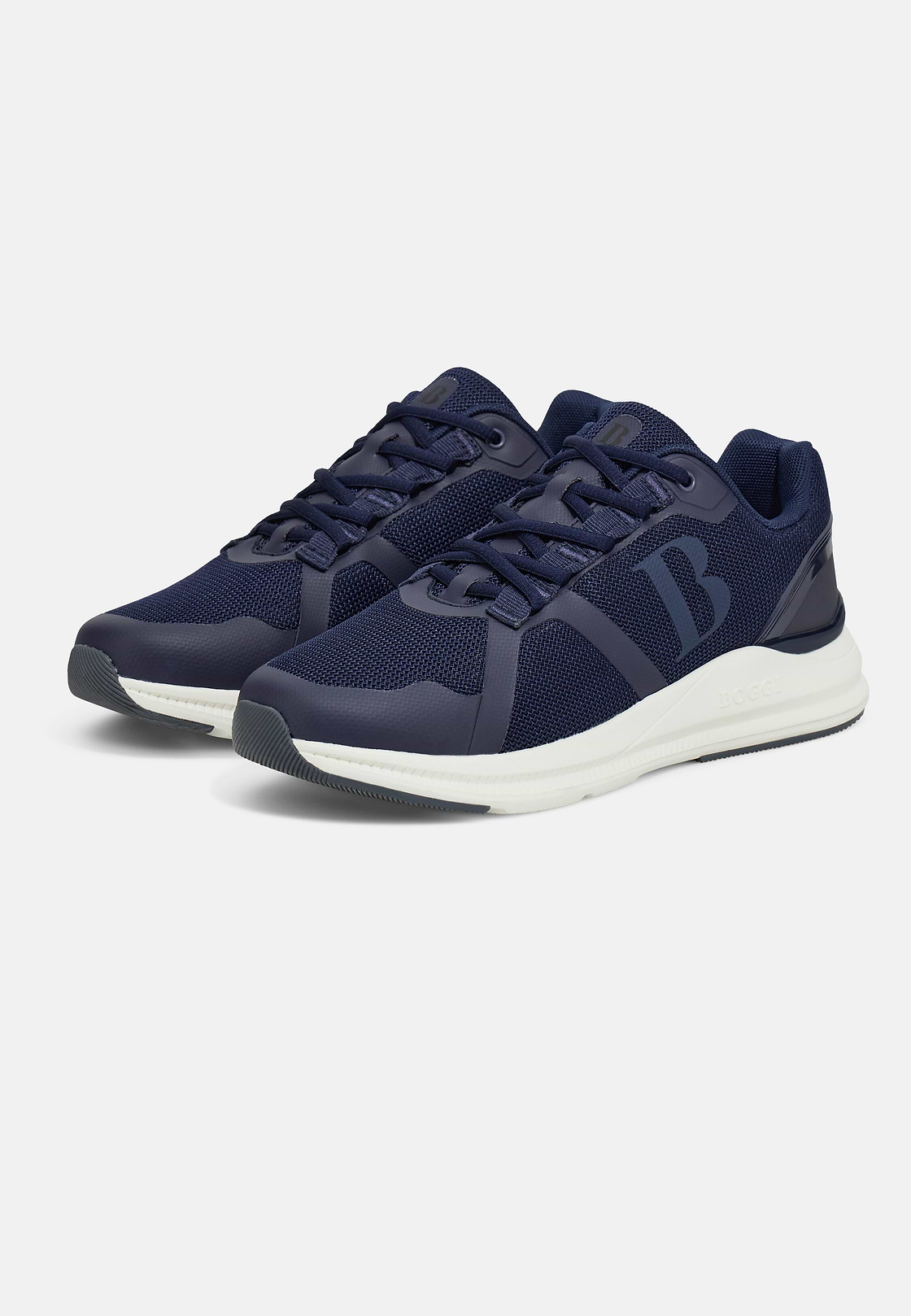 Technical Fabric Trainers, Navy blue, hi-res