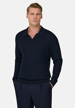 Polo Di Maglia In Cotone Seta
